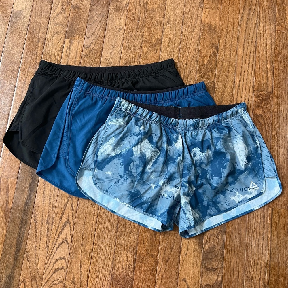 Bundle of 3 Reebok Athletic Running Shorts